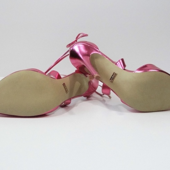 BEBE Lynna Metallic Pointy Pumps - Picture 2 of 2